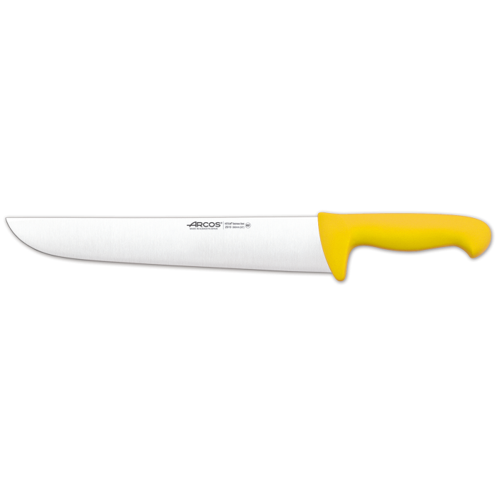 Carnicero Amarillo / Butcher Knife Yellow 300mm.