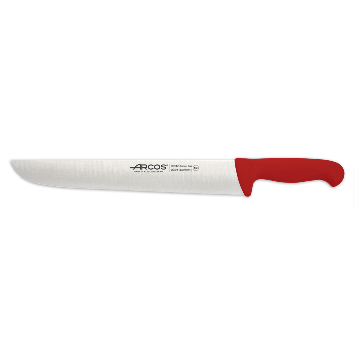 Carnicero Rojo / Butcher Knife Red 350 mm.mm.