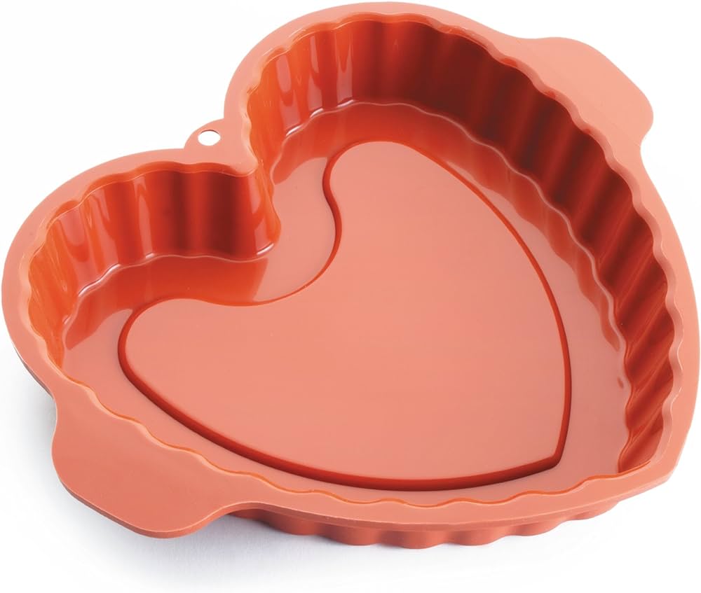 MOLDE INDIVIDUAL SILICONA CORAZON 23CM