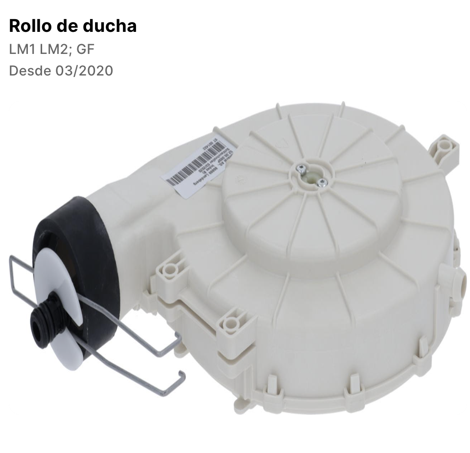 ROLLO DE TUBO FLEXIBLE - Hand shower roll guide