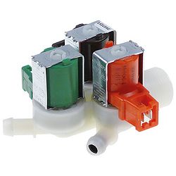 Válvula magnética triple recto 230VAC entrada 3/4&quot; salida 11,5mm 10 EATON (INVENSYS) plástico - R 370672