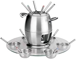 [71710] Fondue 6 personas con base cristal