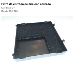 [4005657p] FILTRO DE AIRE CON CARCAZA ICOMBI PRO 201 / 4005601 /4005654