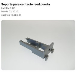 [1600384] SOPORTE PARA CONTACTO REED PUERTA - Braket f.door con swit