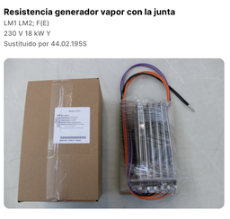 [4402255S] RESISTENCIA GENERADOR CALOR CON JUNTA - HEATING ELEMENT WITH GASKET