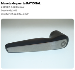 [2402920P] MANETA DE PUERTA - Door handle 201/202 Rational