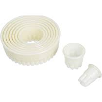 [68092] CAJA 9 CORTAPASTAS REDONDOS RIZADO NYLON